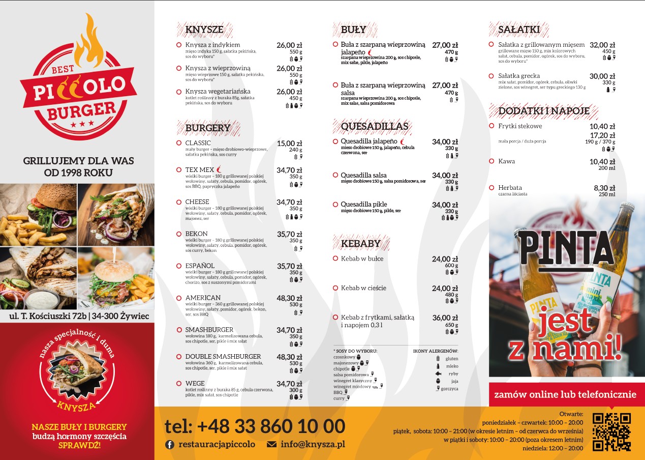 PICCOLO - Nowe Menu PL - maj 2026